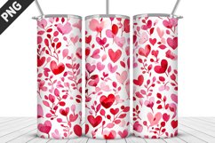 Lovely Hearts Tumbler Design | Valentine&#039;s Day Tumbler Wrap Product Image 4