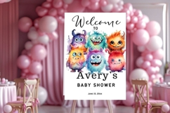 Baby Shower Welcome Sign Template 152 Product Image 3