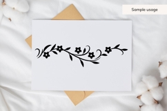 Elegant Floral Border SVG Product Image 3