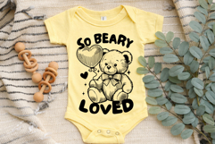 Cute Animal Baby SVG PNG Funny Baby Shower Onesie Product Image 3