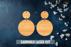 60 SUPER Summer Style Laser Cut Earrings SVG File Product Image 4