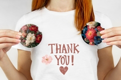 Art Flowers Car Coaster Template, Floral Coaster Sublimation Product Image 3