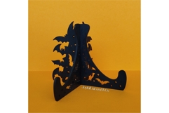 Halloween Easel Stand SVG | Halloween Bats Easel Pattern DXF Product Image 4