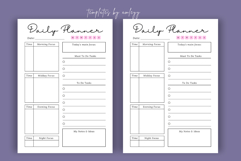 Elegant Daily Planner Printable Template | Canva Editable Product Image 3