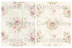 Flowers, Shabby Chic, Papers, Junk Journal Product Image 3