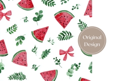 Watercolor Watermelon Tumbler, Fruits Tumbler Sublimation Product Image 3