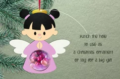 Angel Girl | Christmas Candy Dome | Christmas Ornament Product Image 3