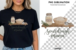 Sourdough Mama PNG | Rustic Baking Clipart | Cottagecore Product Image 3