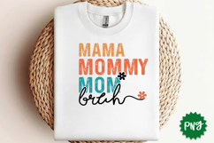 Mother's Day Sublimation PNG Design, Mom png design Product Image 4