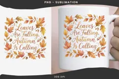 Autumn quote png design for T-shirts Product Image 3