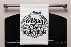 Cooking Is Love Made Edible Svg, Farmhouse Kitchen Svg. Product Image 4
