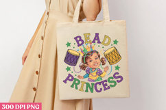 BEAD PRINCESS PNG, Mardi Gras Sublimation PNG Product Image 3