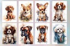20 Watercolor Dogs Wall Art Jpg 12x18 inch Product Image 3