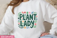 Plant lady PNG, Gardening Sublimation PNG Product Image 3