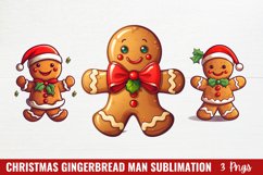 Christmas Gingerbread Man Sublimation Product Image 1
