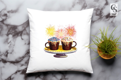 Hot Chocolate Mugs Clipart Sublimation PNG Product Image 3