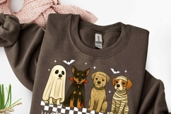 Vintage Dog Halloween png | Just a Spooky Paw png | Dog Mama Product Image 3