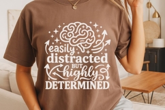 Easily Distracted But Highly Determined Svg, Adhd Brain Svg. Product Image 4
