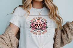Roses Are Red Inside I’m Dead Sublimation PNG Product Image 3