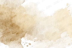 Beige Watercolor Splash Stain Texture Background Product Image 1