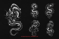 10 Bundle Dark Art Monster Eel Dragon Serpent Legend Beast Product Image 5