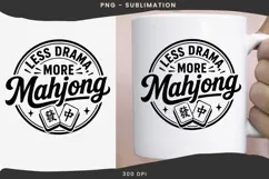 Mahjong quote png design for T-shirts Product Image 3