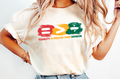 Equality is Greater than Division SVG | Svg Cut File Product Image 4
