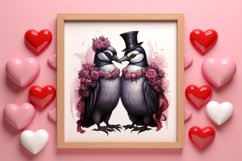 Gothic Valentines Day Clipart, Valentine Skeleton Product Image 3