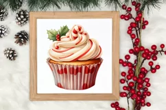 Watercolor Christmas Cakes Clipart, Christmas Clipart Product Image 3