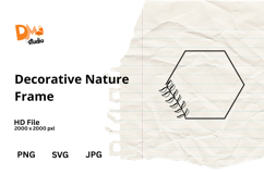 Decorative Nature Frame Product Image 1