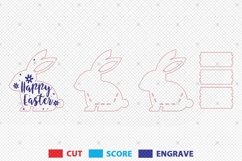 Bundle Easter Bunny Basket Svg,Easter Basket Laser Svg Product Image 2