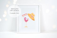 Bokeh Party Vertical Picture Frame Styled Stock Mockup Photo Product Image 3