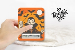 Printable Halloween Money Card, Halloween Vampire Money Card Product Image 3