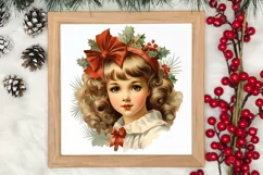 Vintage Christmas Clipart, Vintage Christmas Clipart Product Image 3