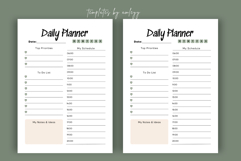 Functional Daily Planner Canva Template | Minimalist Product Product Image 3