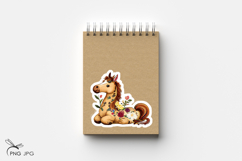 Cute unicorn stickers- 6 Variations Product Image 3