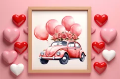 Sweet Valentine Clipart, Watercolor Valentines Day Product Image 3