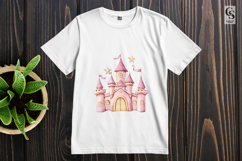 Watercolor Star Princess Castle Clipart Sublimation PNG Product Image 3