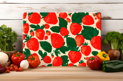 Strawberry Cutting Board | Cutting Board Sublimation Product Image 3