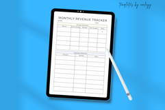 Monthly Revenue Tracker Planner | Editable Canva Template Product Image 3