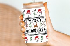Christmas Can Glass Wrap SVG, Christmas Glass Wrap Svg Product Image 3