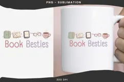 Book besties png design for T-shirts Product Image 3