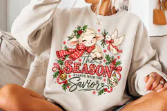 4 Christian Christmas Shirt Designs, 4 Nativity Faith Quote Product Image 3