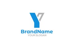 Simple YN Logo Design Vector Product Image 1