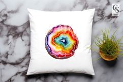 Geode Crystal Slice Clipart Sublimation PNG Product Image 3