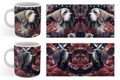 4th Of July | 3D Dog American Patriotic Mug Wrap Product Image 6