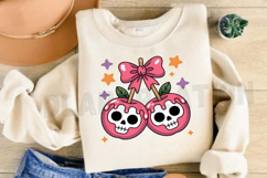 Spooky Season Png, Halloween Cherry Png Design Product Image 3