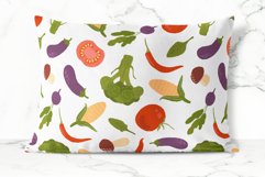 Fruits and vegetables - paper/seamless patterns Product Image 4
