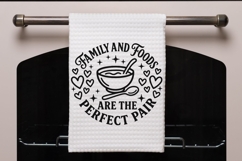 Family And Foods Are The Perfect Pair Svg, Kitchen Svg. Product Image 4