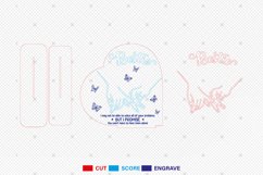 Personalized Bestie Hands Heart Sign SVG Product Image 2